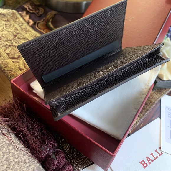 SOLD⛔️Authentic BALLY LEATHER BIFOLD WALLET - Picture 7 of 10